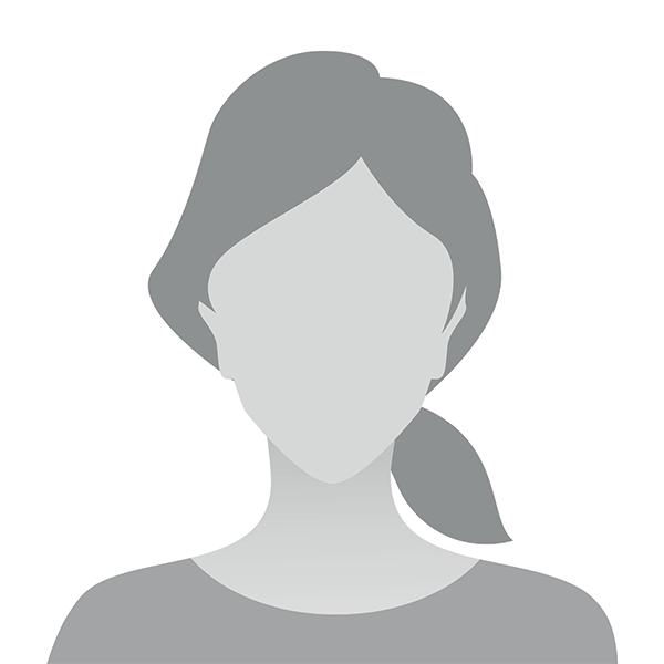 The image displays a stylized silhouette of a female figure with a side ponytail, set against a white background.